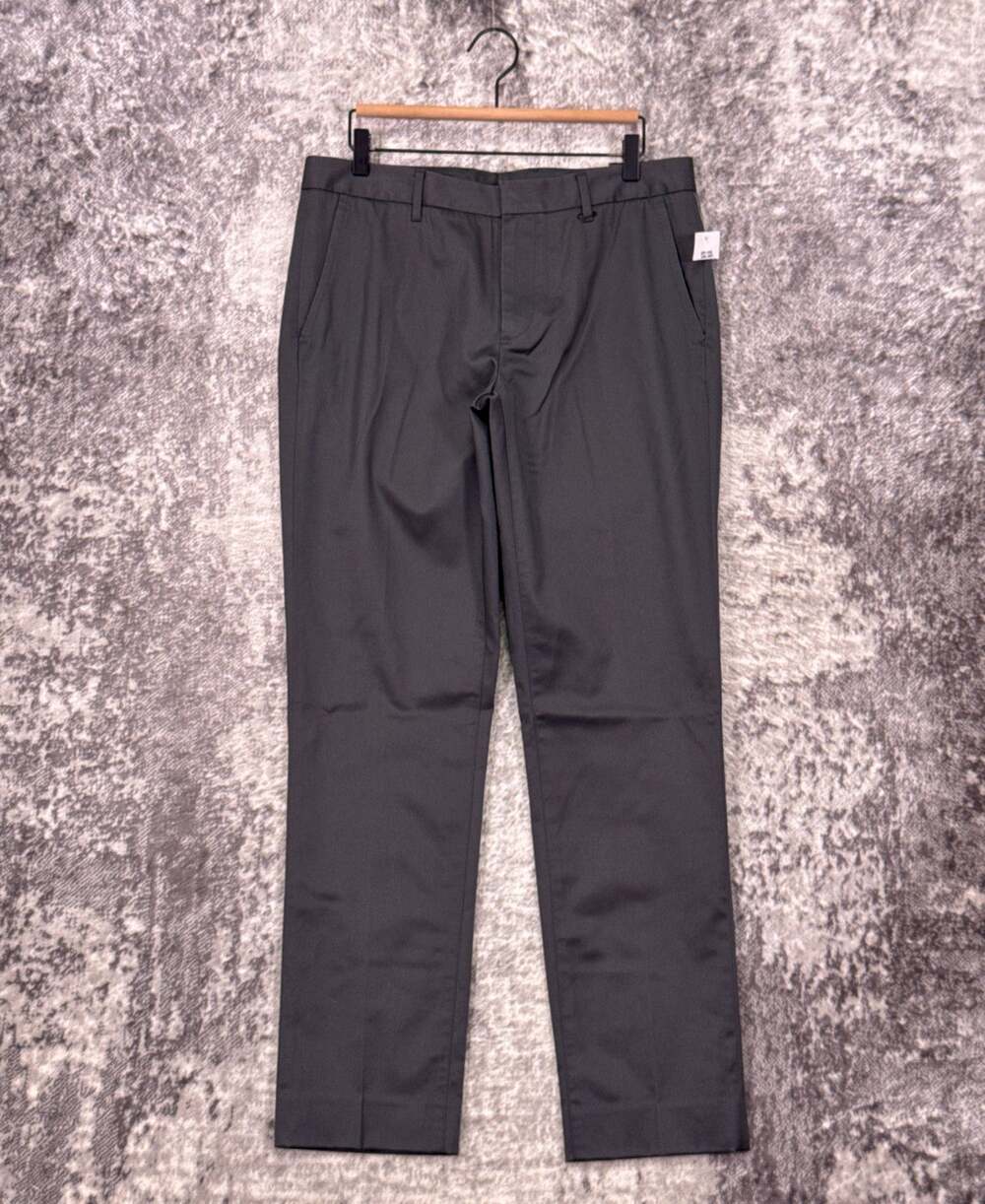 New Bonobos Stretch Weekend Warrior Pants 33 x 32 Mens Gray Tailored Chino